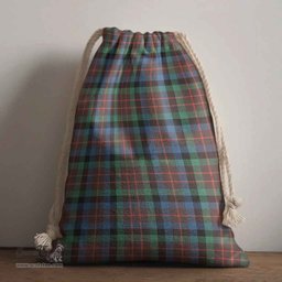 ScotsTee Shop Scottish MacDuff Hunting Ancient Clan Tartan Drawstring Bag Tartan Gift Bag