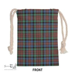 ScotsTee Shop Scottish MacDuff Hunting Ancient Clan Tartan Drawstring Bag Tartan Gift Bag