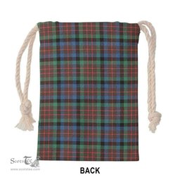 ScotsTee Shop Scottish MacDuff Hunting Ancient Clan Tartan Drawstring Bag Tartan Gift Bag