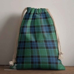 ScotsTee Shop Scottish Graham of Menteith Ancient Clan Tartan Drawstring Bag Tartan Gift Bag