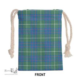 ScotsTee Shop Scottish MacIntyre Hunting Ancient Clan Tartan Drawstring Bag Tartan Gift Bag