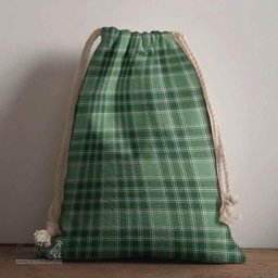 ScotsTee Shop Scottish MacDonald Lord of the Isles Hunting Clan Tartan Drawstring Bag Tartan Gift Bag