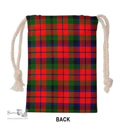 ScotsTee Shop Scottish MacNaughton Modern Clan Tartan Drawstring Bag Tartan Gift Bag