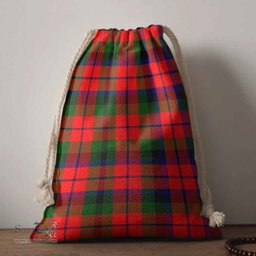 ScotsTee Shop Scottish MacNaughton Modern Clan Tartan Drawstring Bag Tartan Gift Bag
