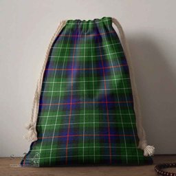 ScotsTee Shop Scottish Leslie Hunting Clan Tartan Drawstring Bag Tartan Gift Bag