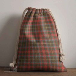 ScotsTee Shop Scottish MacKintosh Hunting Weathered Clan Tartan Drawstring Bag Tartan Gift Bag