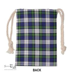 ScotsTee Shop Scottish Gordon Dress Modern Clan Tartan Drawstring Bag Tartan Gift Bag