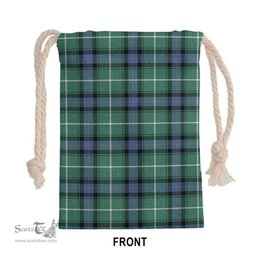 ScotsTee Shop Scottish MacDonald of the Isles Hunting Ancient Clan Tartan Drawstring Bag Tartan Gift Bag