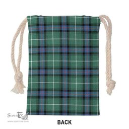 ScotsTee Shop Scottish MacDonald of the Isles Hunting Ancient Clan Tartan Drawstring Bag Tartan Gift Bag