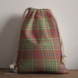 ScotsTee Shop Scottish MacGillivray Hunting Ancient Clan Tartan Drawstring Bag Tartan Gift Bag