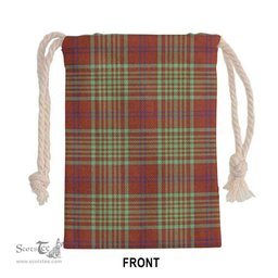 ScotsTee Shop Scottish MacGillivray Hunting Ancient Clan Tartan Drawstring Bag Tartan Gift Bag