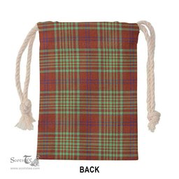 ScotsTee Shop Scottish MacGillivray Hunting Ancient Clan Tartan Drawstring Bag Tartan Gift Bag
