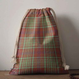 ScotsTee Shop Scottish MacGillivray Hunting Ancient Clan Tartan Drawstring Bag Tartan Gift Bag