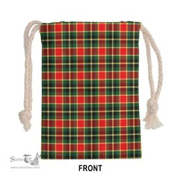 ScotsTee Shop Scottish MacLachlan Hunting Modern Clan Tartan Drawstring Bag Tartan Gift Bag