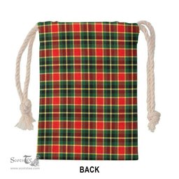 ScotsTee Shop Scottish MacLachlan Hunting Modern Clan Tartan Drawstring Bag Tartan Gift Bag