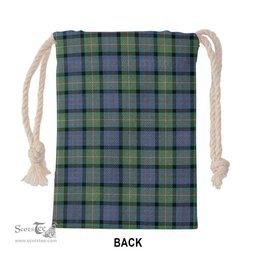 ScotsTee Shop Scottish MacDonnell of Glengarry Ancient Clan Tartan Drawstring Bag Tartan Gift Bag