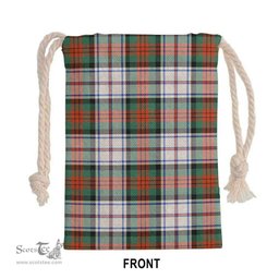 ScotsTee Shop Scottish MacDuff Dress Ancient Clan Tartan Drawstring Bag Tartan Gift Bag