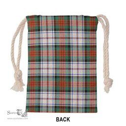 ScotsTee Shop Scottish MacDuff Dress Ancient Clan Tartan Drawstring Bag Tartan Gift Bag