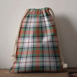 ScotsTee Shop Scottish MacDuff Dress Ancient Clan Tartan Drawstring Bag Tartan Gift Bag