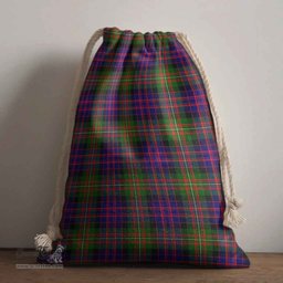 ScotsTee Shop Scottish MacDonell of Glengarry Clan Crest Tartan Drawstring Bag Tartan Gift Bag