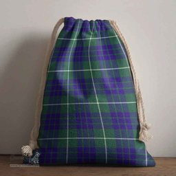 ScotsTee Shop Scottish Hamilton Hunting Modern Clan Tartan Drawstring Bag Tartan Gift Bag