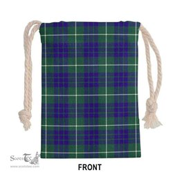 ScotsTee Shop Scottish Hamilton Hunting Modern Clan Tartan Drawstring Bag Tartan Gift Bag