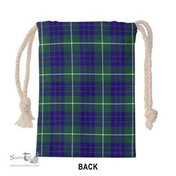 ScotsTee Shop Scottish Hamilton Hunting Modern Clan Tartan Drawstring Bag Tartan Gift Bag