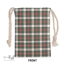 ScotsTee Shop Scottish Stewart Dress Ancient Clan Tartan Drawstring Bag Tartan Gift Bag