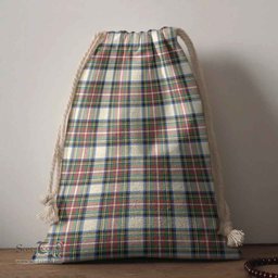 ScotsTee Shop Scottish Stewart Dress Ancient Clan Tartan Drawstring Bag Tartan Gift Bag