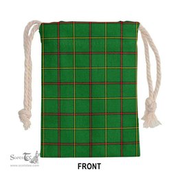 ScotsTee Shop Scottish Tribe of Mar Clan Tartan Drawstring Bag Tartan Gift Bag