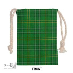 ScotsTee Shop Scottish Wexford County Clan Tartan Drawstring Bag Tartan Gift Bag