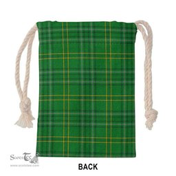 ScotsTee Shop Scottish Wexford County Clan Tartan Drawstring Bag Tartan Gift Bag