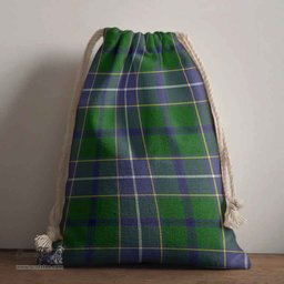 ScotsTee Shop Scottish Wishart Clan Crest Tartan Drawstring Bag Tartan Gift Bag