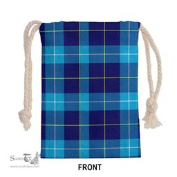 ScotsTee Shop Scottish McKerrell Clan Tartan Drawstring Bag Tartan Gift Bag