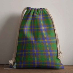 ScotsTee Shop Scottish Strange of Balkaskie Clan Tartan Drawstring Bag Tartan Gift Bag