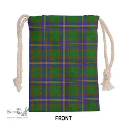 ScotsTee Shop Scottish Strange of Balkaskie Clan Tartan Drawstring Bag Tartan Gift Bag