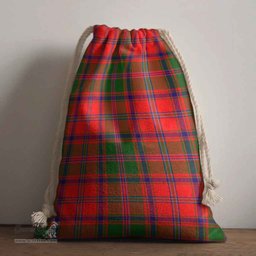 ScotsTee Shop Scottish Stewart (of Appin) Clan Crest Tartan Drawstring Bag Tartan Gift Bag