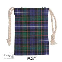 ScotsTee Shop Scottish MacRae Hunting Modern Clan Tartan Drawstring Bag Tartan Gift Bag
