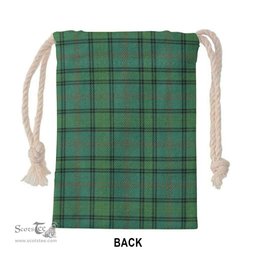 ScotsTee Shop Scottish Ross Hunting Ancient Clan Tartan Drawstring Bag Tartan Gift Bag