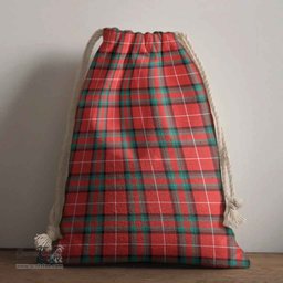 ScotsTee Shop Scottish Stewart (Stuart) of Bute Clan Crest Tartan Drawstring Bag Tartan Gift Bag