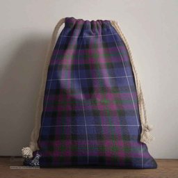 ScotsTee Shop Scottish Pride of Scotland Clan Tartan Drawstring Bag Tartan Gift Bag