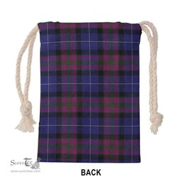 ScotsTee Shop Scottish Pride of Scotland Clan Tartan Drawstring Bag Tartan Gift Bag
