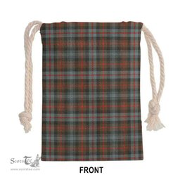 ScotsTee Shop Scottish Murray of Atholl Weathered Clan Tartan Drawstring Bag Tartan Gift Bag
