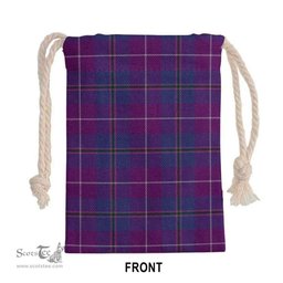 ScotsTee Shop Scottish Pride of Glencoe Clan Tartan Drawstring Bag Tartan Gift Bag