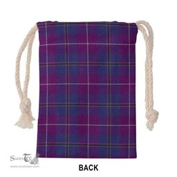 ScotsTee Shop Scottish Pride of Glencoe Clan Tartan Drawstring Bag Tartan Gift Bag