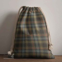 ScotsTee Shop Scottish Stewart Hunting Weathered Clan Tartan Drawstring Bag Tartan Gift Bag