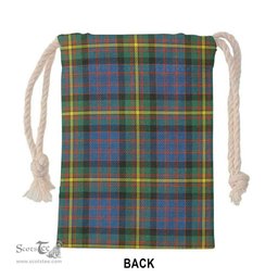 ScotsTee Shop Scottish MacSporran Ancient Clan Tartan Drawstring Bag Tartan Gift Bag