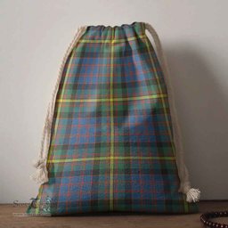 ScotsTee Shop Scottish MacSporran Ancient Clan Tartan Drawstring Bag Tartan Gift Bag