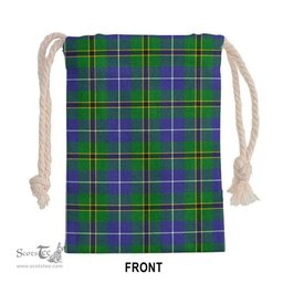 ScotsTee Shop Scottish Turnbull Hunting Clan Tartan Drawstring Bag Tartan Gift Bag