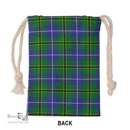 ScotsTee Shop Scottish Turnbull Hunting Clan Tartan Drawstring Bag Tartan Gift Bag